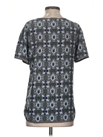 Tory Burch Short Sleeve Silk Top (view 2)