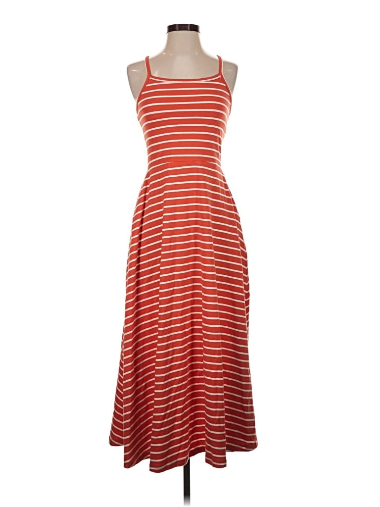 Pre-owned Pact Casual Dress In Orange