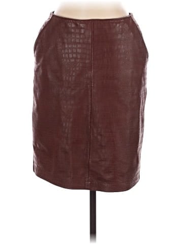 Lord & Taylor Faux Leather Skirt (view 1)