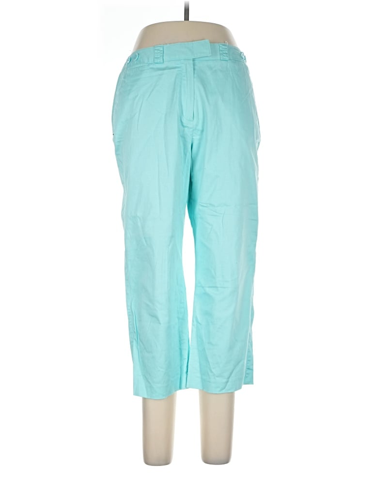 Pre-owned Larry Levine Casual Pants In Teal