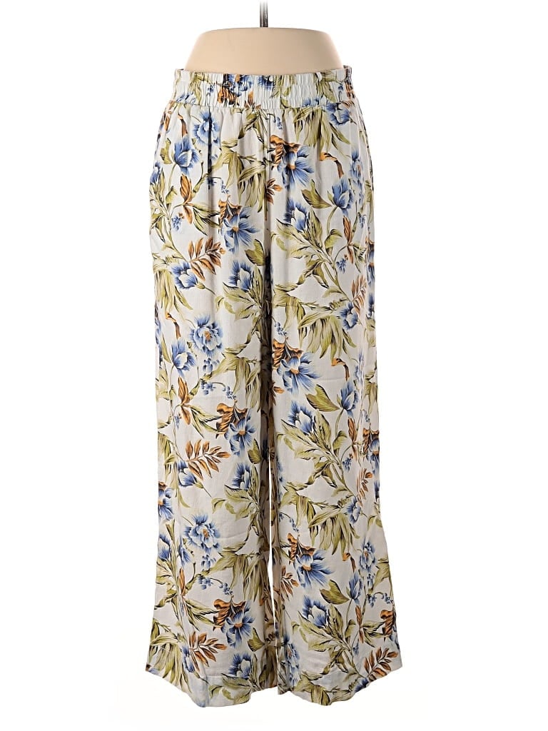 Pre-owned Panama Jack Linen Pants In Ivory