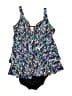 Unbranded Print Blue Two Piece Swimsuit Size 3X - photo 1