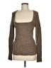 Moda International Metallic Brown Pullover Sweater Size M - photo 1