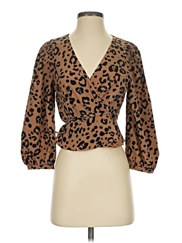 Lovers + Friends 3/4 Sleeve Blouse (view 1)