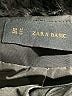 Zara Basic Solid Black Coat Size XS - photo 6