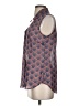 CAbi 100% Polyester Blue Sleeveless Blouse Size S - photo 5