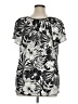 New Directions Black Short Sleeve Top Size 1X - photo 2