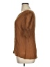 Unbranded Brown Short Sleeve Blouse Size XL - photo 5