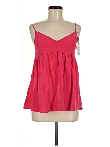 7 For All Mankind Sleeveless Silk Top (view 1)