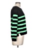 Zara Stripes Green Pullover Sweater Size L - photo 4