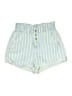 Topshop Stripes Blue Shorts Size 8 - photo 1