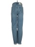 Zara 100% Cotton Hearts Blue Jeans Size 2 - photo 2