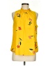 Daniel Rainn 100% Polyester Yellow Sleeveless Blouse Size M - photo 1