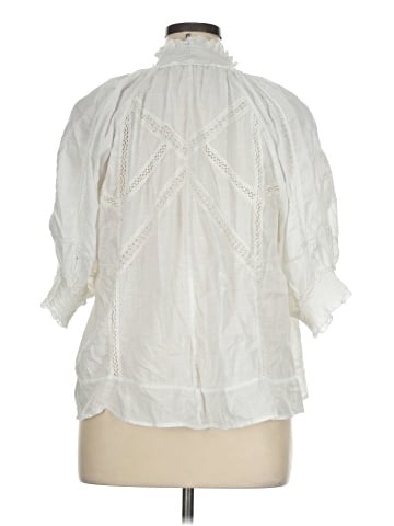 Anthropologie 3/4 Sleeve Blouse (view 2)