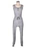No Comment Solid Gray Jumpsuit Size S - photo 1