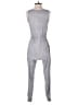 No Comment Solid Gray Jumpsuit Size S - photo 2