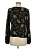 Leith Black Long Sleeve Blouse Size M - photo 2