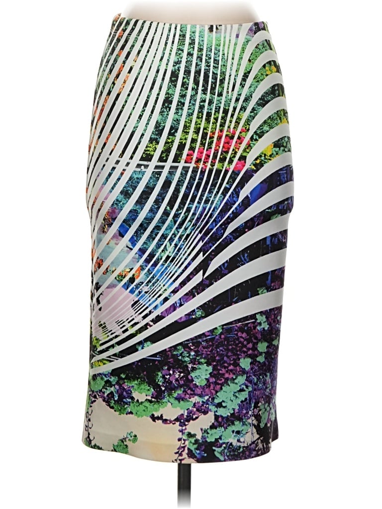 Pre-owned Clover Canyon Casual Skirt In Silver