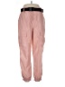 New Look 100% Polyester Pink Cargo Pants Size L - photo 1