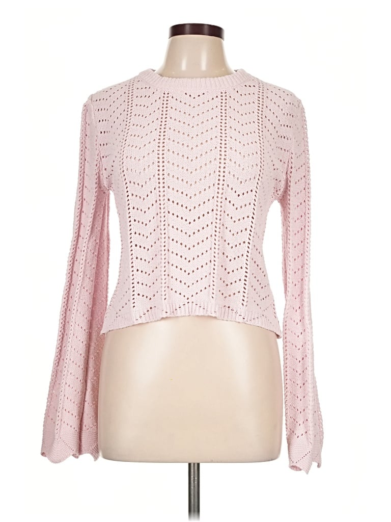 Pre-owned Elodie Pullover Sweater In Pink