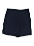 J.Crew 100% Viscose Solid Blue Shorts Size 16 - photo 2