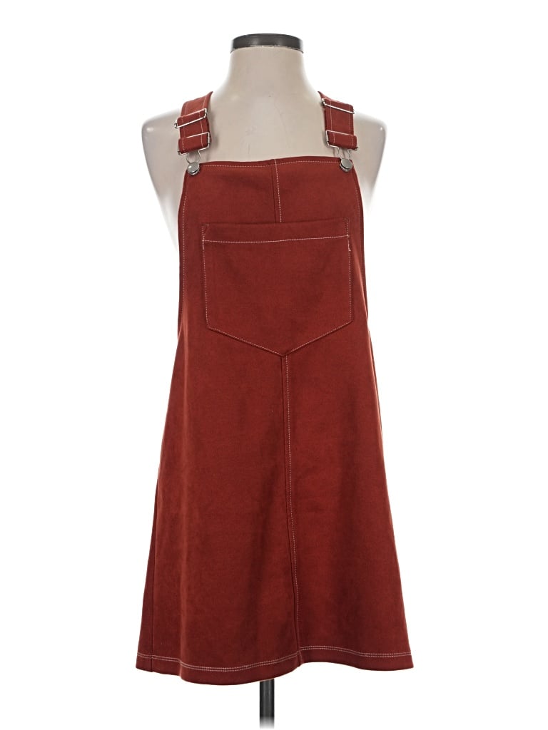 Pre-owned Auw Casual Dress In Burgundy