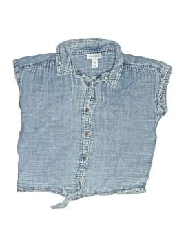 Cat & Jack Sleeveless Button-Down Shirt (view 1)