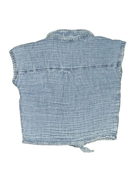 Cat & Jack Sleeveless Button-Down Shirt (view 2)