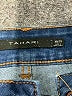 Tahari Solid Blue Jeans Size 10 - photo 4