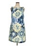 Talbots Paisley Blue Casual Dress Size 14 - photo 1