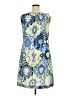 Talbots Paisley Blue Casual Dress Size 14 - photo 2