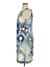 Talbots Paisley Blue Casual Dress Size 14 - photo 5