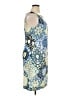 Talbots Paisley Blue Casual Dress Size 14 - photo 4