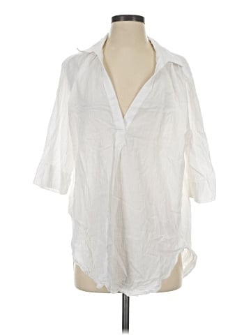 J.Crew 3/4 Sleeve Button-Down Shirt (view 1)