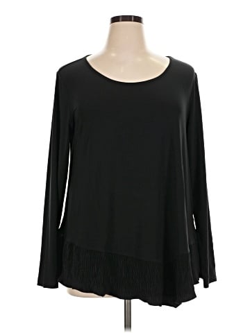 Attitudes by Renee Long Sleeve Blouse (view 1)