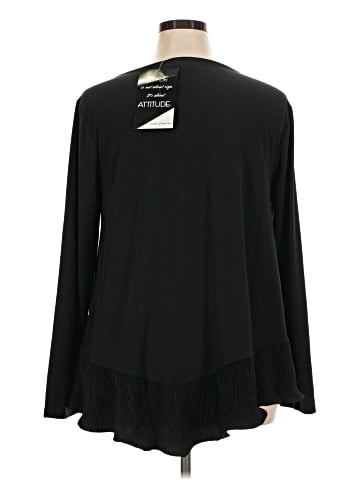 Attitudes by Renee Long Sleeve Blouse (view 2)