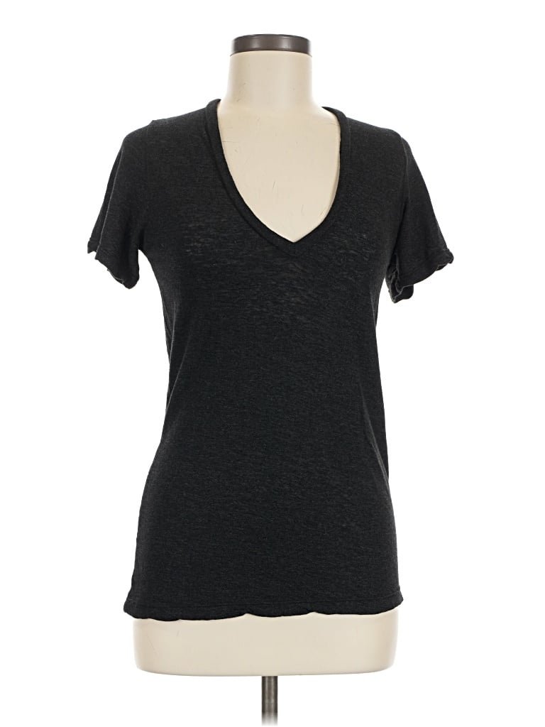 Pre-owned Monrow Short Sleeve T-shirt In Black