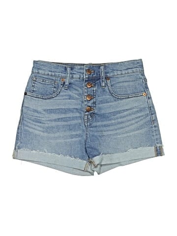 Madewell High-Rise Denim Shorts: Button-Front Edition (view 1)
