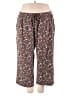 Lands' End Animal Print Brown Casual Pants Size 3X - photo 1
