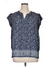 Liz Claiborne 100% Polyester Blue Sleeveless Blouse Size XL - photo 1