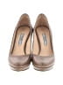 Prada 100% Leather Tan Leather Pumps Size EU 36 - photo 2