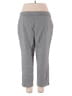 Rafaella Solid Gray Casual Pants Size 18 - photo 2