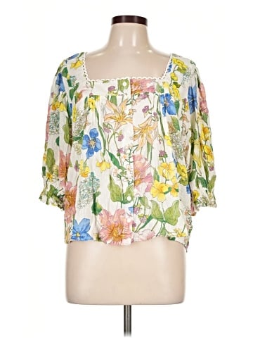 Laura Ashley Short Sleeve Blouse (view 1)