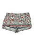 Express 100% Rayon Print Teal Shorts Size L - photo 1