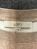Ann Taylor LOFT Solid Tan Sweatshirt Size S - photo 7