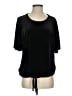 Ann Taylor LOFT Black Short Sleeve Top Size S - photo 1