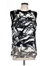 Vince Camuto 100% Polyester Silver Sleeveless Blouse Size L - photo 1