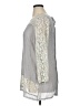 A'reve Gray Silver 3/4 Sleeve Blouse Size XL - photo 2