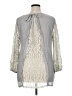 A'reve Gray Silver 3/4 Sleeve Blouse Size XL - photo 4
