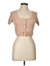 Forever 21 Tan Short Sleeve Top Size L - photo 1
